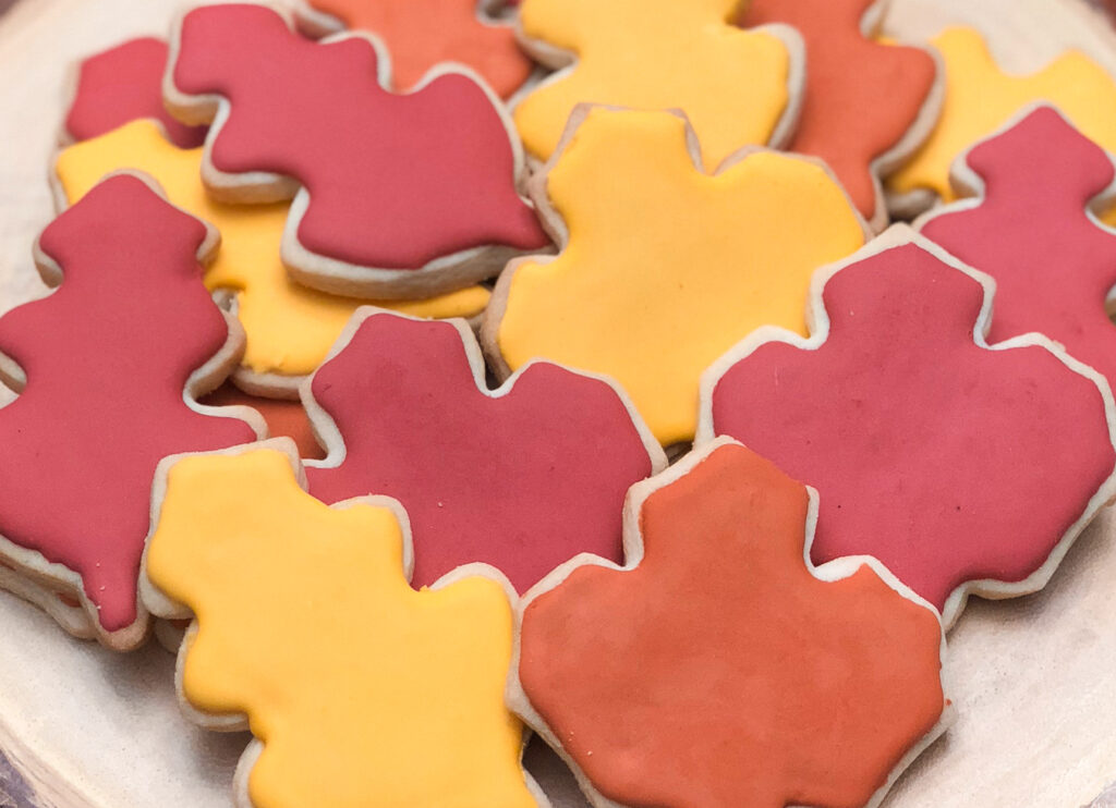 Maple Leaf Sugar Cookies