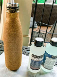 glitter tumbler DIY