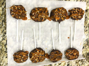 dipped apple pops