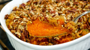 Sweet Potato Casserole Prep