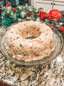 Veggie Rice Mold Appetizer
