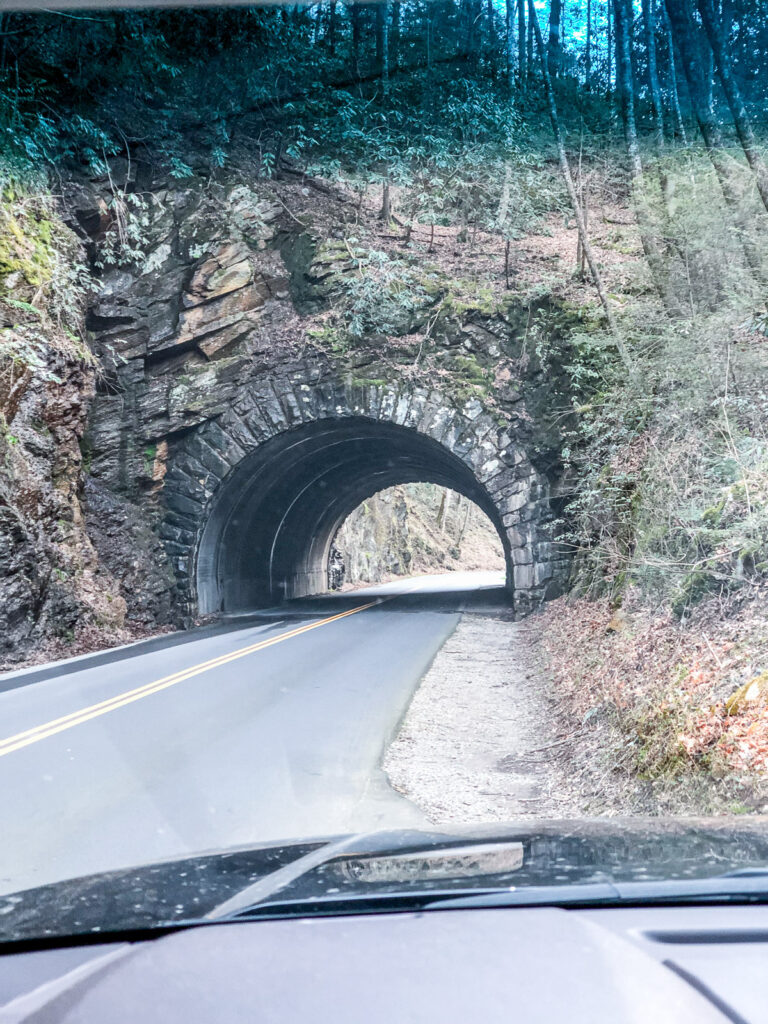 tunnel through a mountain