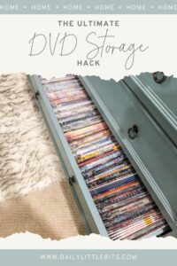 DVDs in a drawer