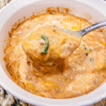 white bowl with bean dip inside