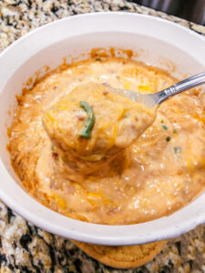 white bowl with bean dip inside