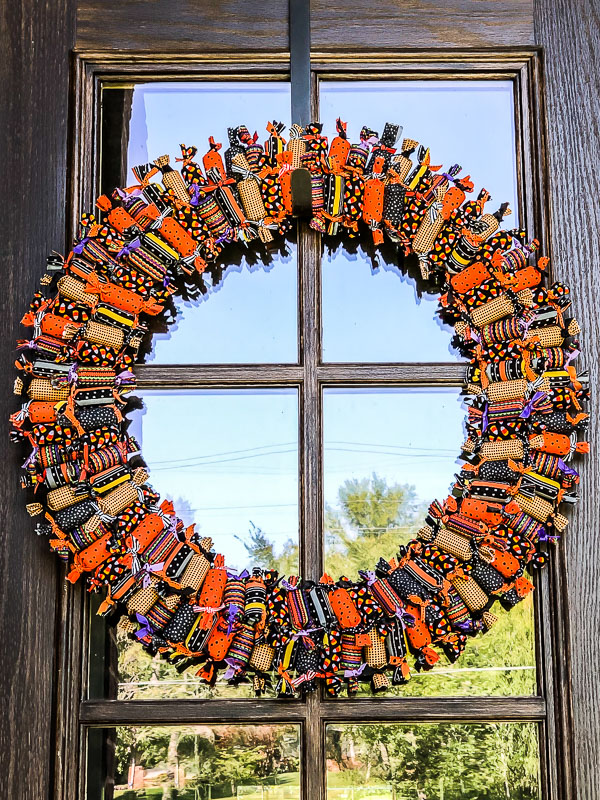 candy wreath
